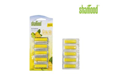 Sarı Limon Ev Küçük Vakum Kokuları Temizleyici 5 Şeritler / Set