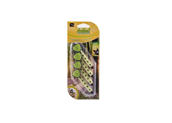 4PK Amber Forest Çift Kokulu Vent Çubuk Oda Parfümü